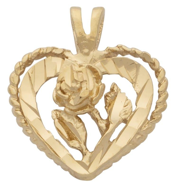 L-005 | Heart With Rose Charm image
