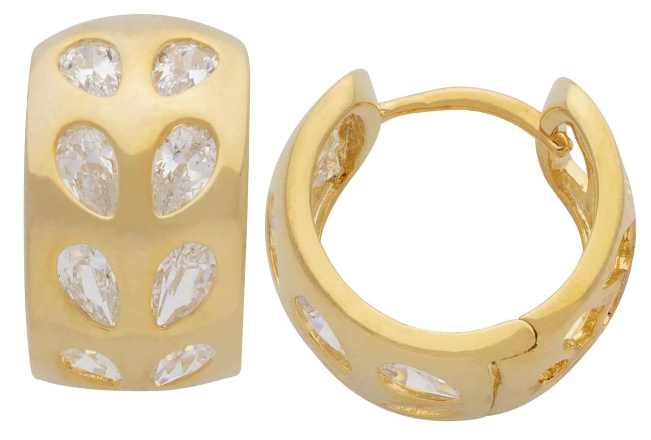 CZE-285 | CZ Hoop Earrings image