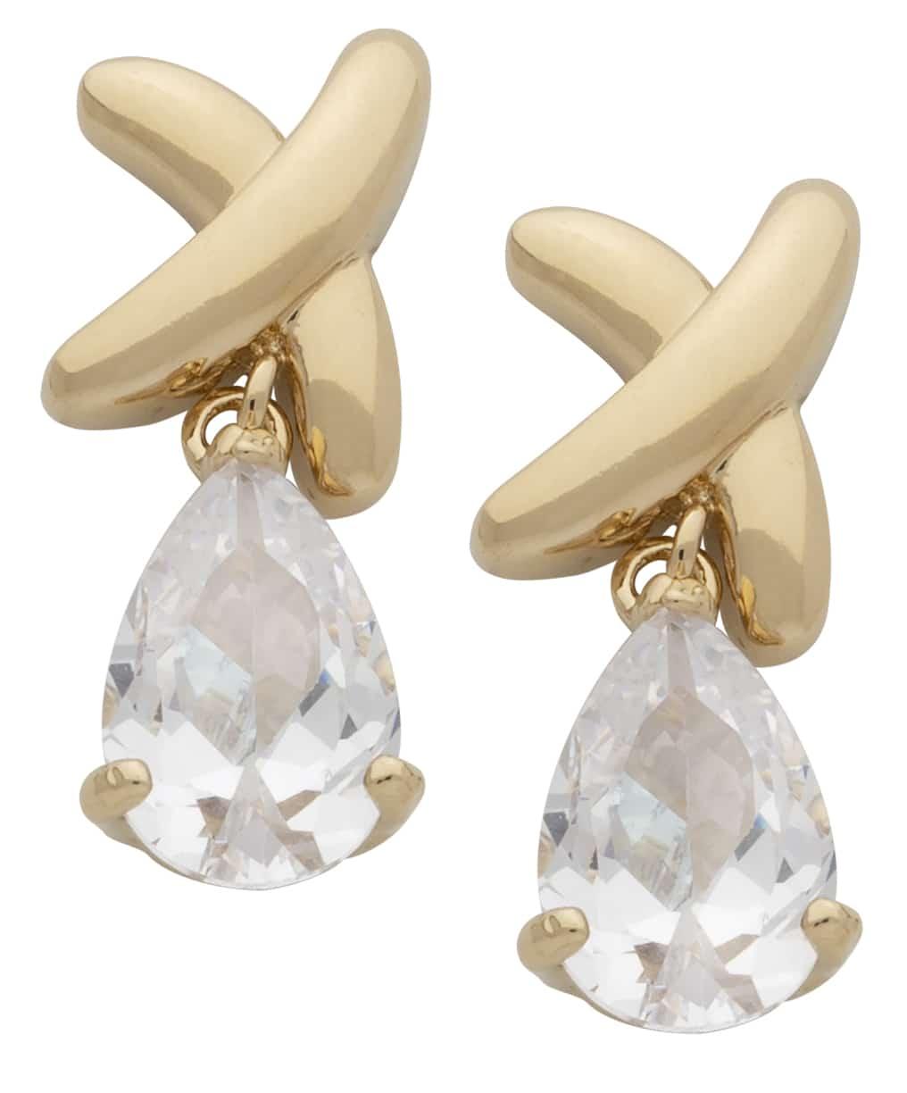 CZE-095 | CZ XO Single Stud Earrings image