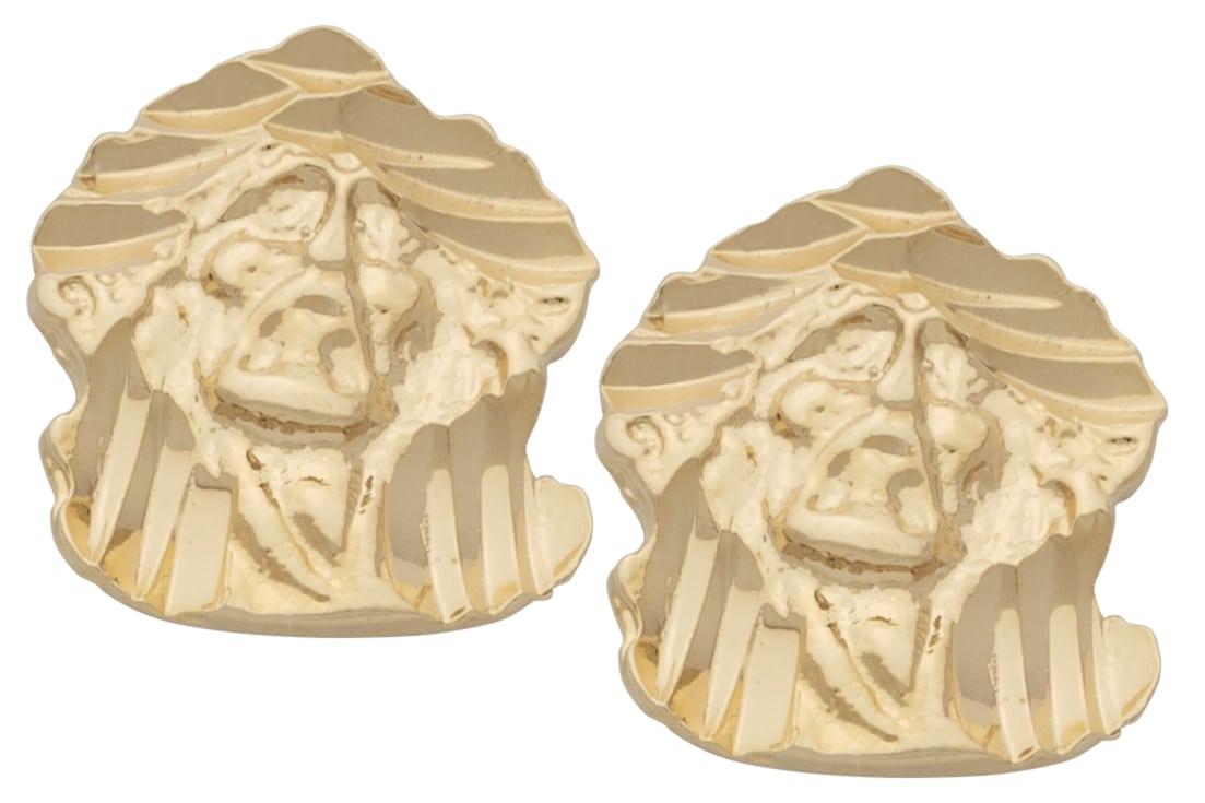 LE-093 | Ladies Earrings Jesus Head Studs image