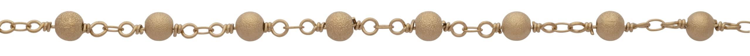 045P | Gold Matte Ball Chain (Footage) image