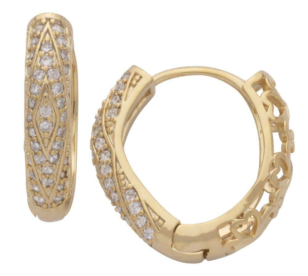 CZE-278 | CZ Hoop Earrings image