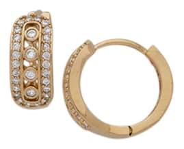 CZE-269A | CZ Hoop Earrings image