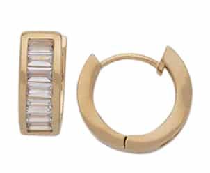 CZE-274 | CZ Hoop Earrings image
