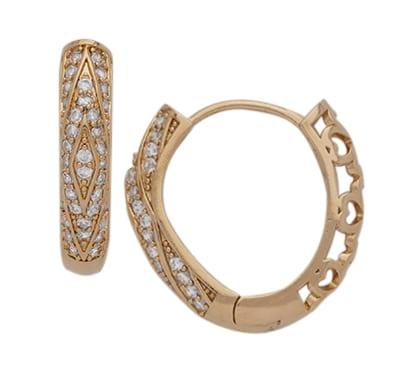 CZE-278 | CZ Earrings Hoops image