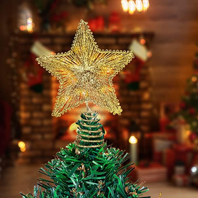 Christmas Tree Topper - Treetop Sparkle - 20 LED Lights - Item #5679 image