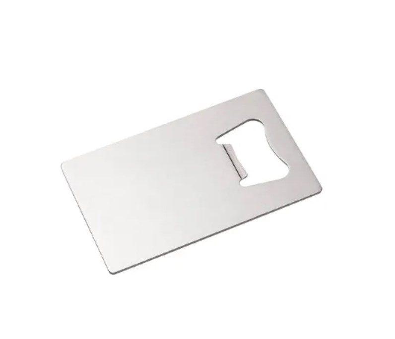 Stainless Steel Bottle Opener Credit Card - Item #6872 ABOM23-ST image
