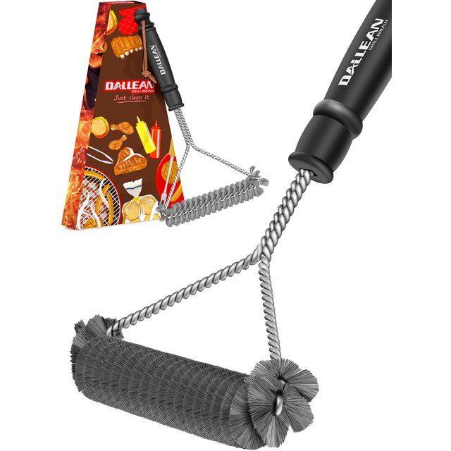 Dallean Grill Brush - Bristle Free - 12" Stainless Grill Grate Cleaner - Item #7022 image