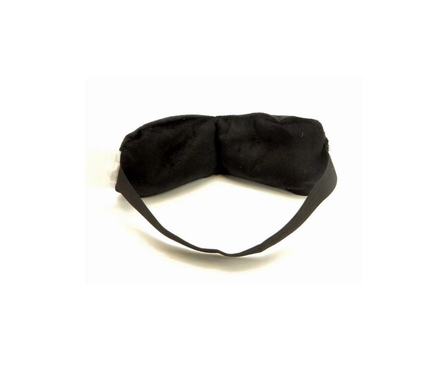 Weighted Sleep Mask - Black - Soft Polyester Shell - Glass Bead Filler - Item #7028 image
