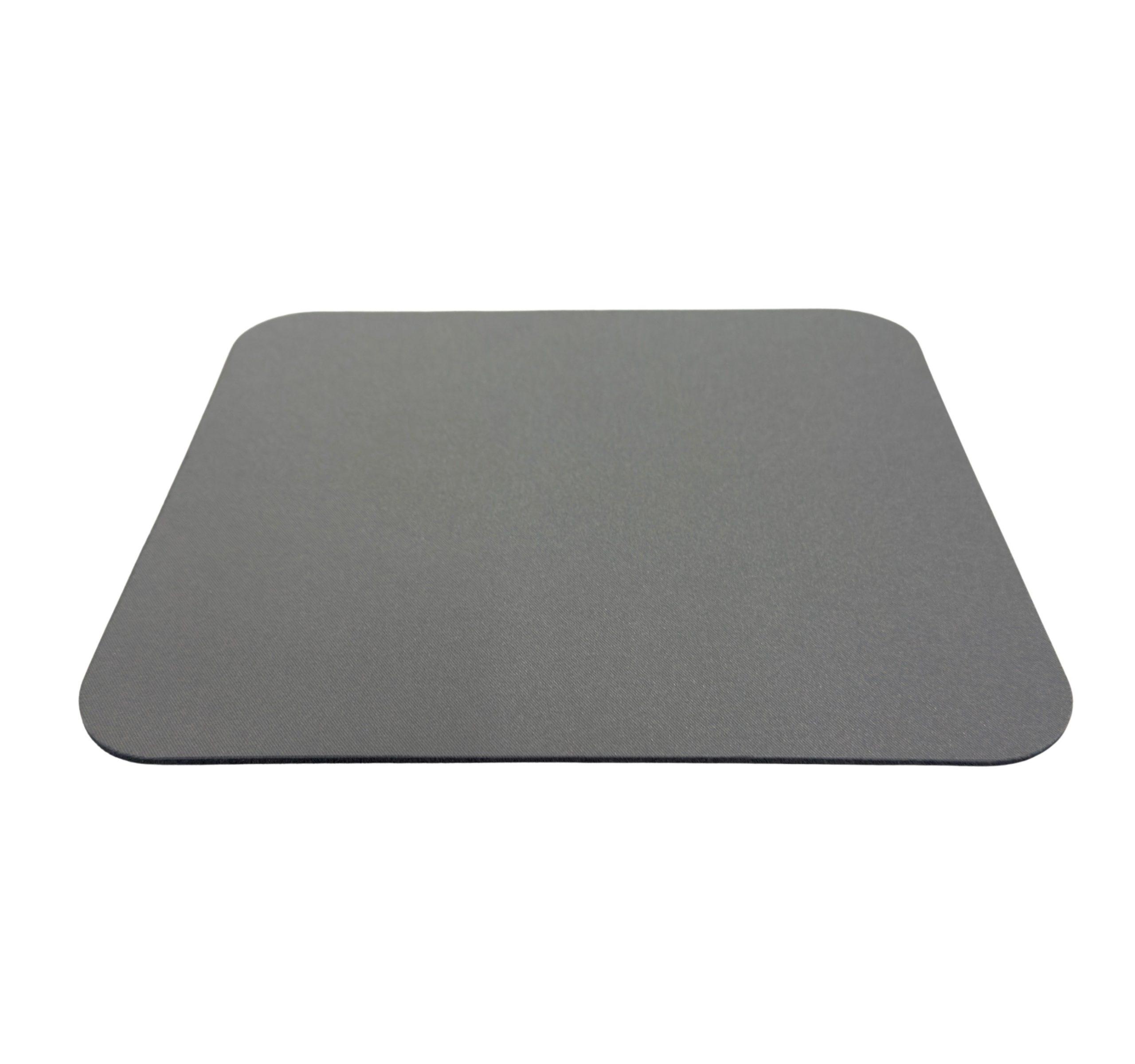 Handstands Basic Mouse Pad - Cloth Surface - Rubber Base - Silver Gray - Item #8423 15891 image