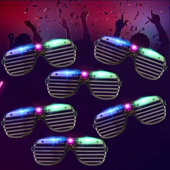 LED Light Up Glasses - Glow in The Dark Party Glasses - 3 Modes - Item #8893 image
