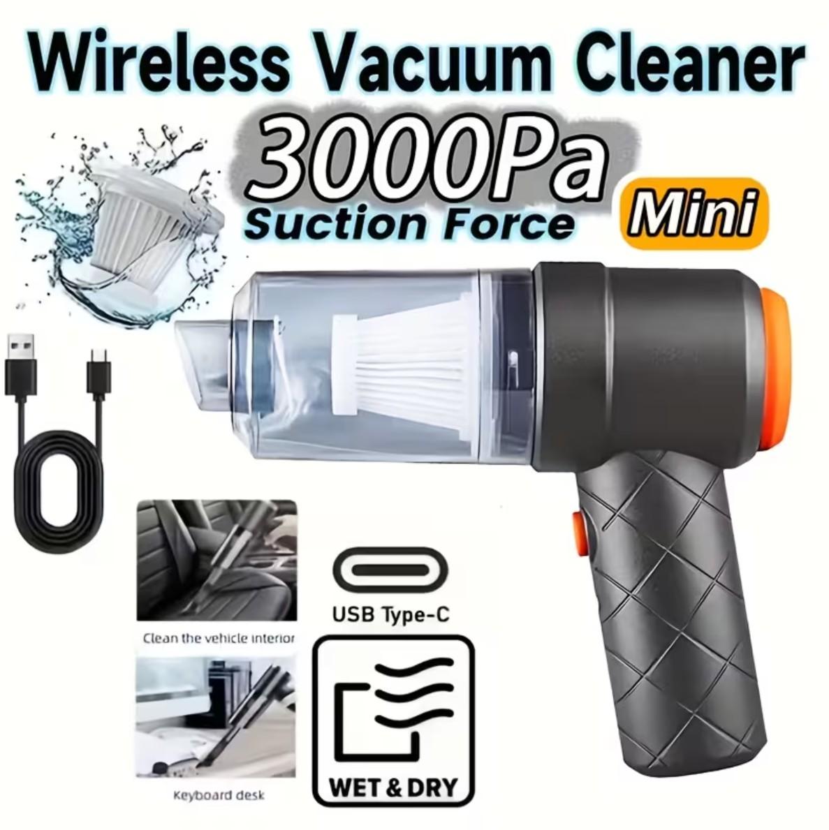 6-in-1 Multifunctional Emergency Car Vacuum Cleaner with Attachments - Item #8878 image
