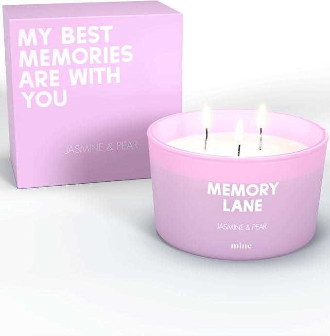 8 oz Memory Lane Candle - Jasmine and Pear Fragrance - 3 Wicks Candle - Item #8978-M105 image