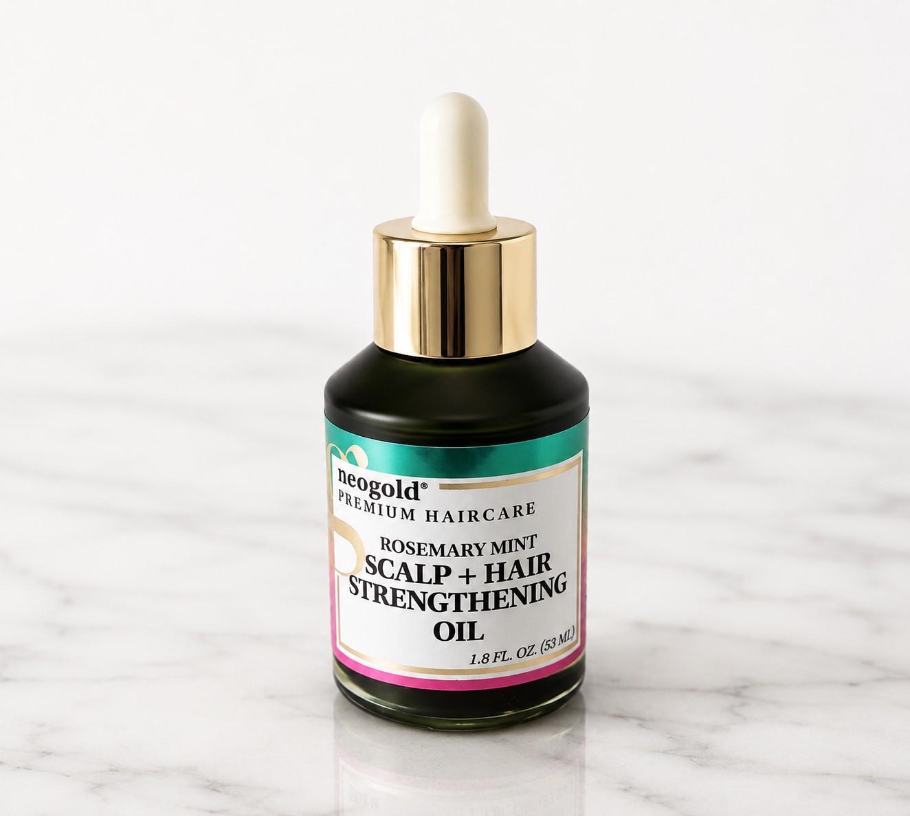 Neogold Rosemary Mint Scalp & Hair Strengthening Oil - 1.8 fl oz - Item #8922 image