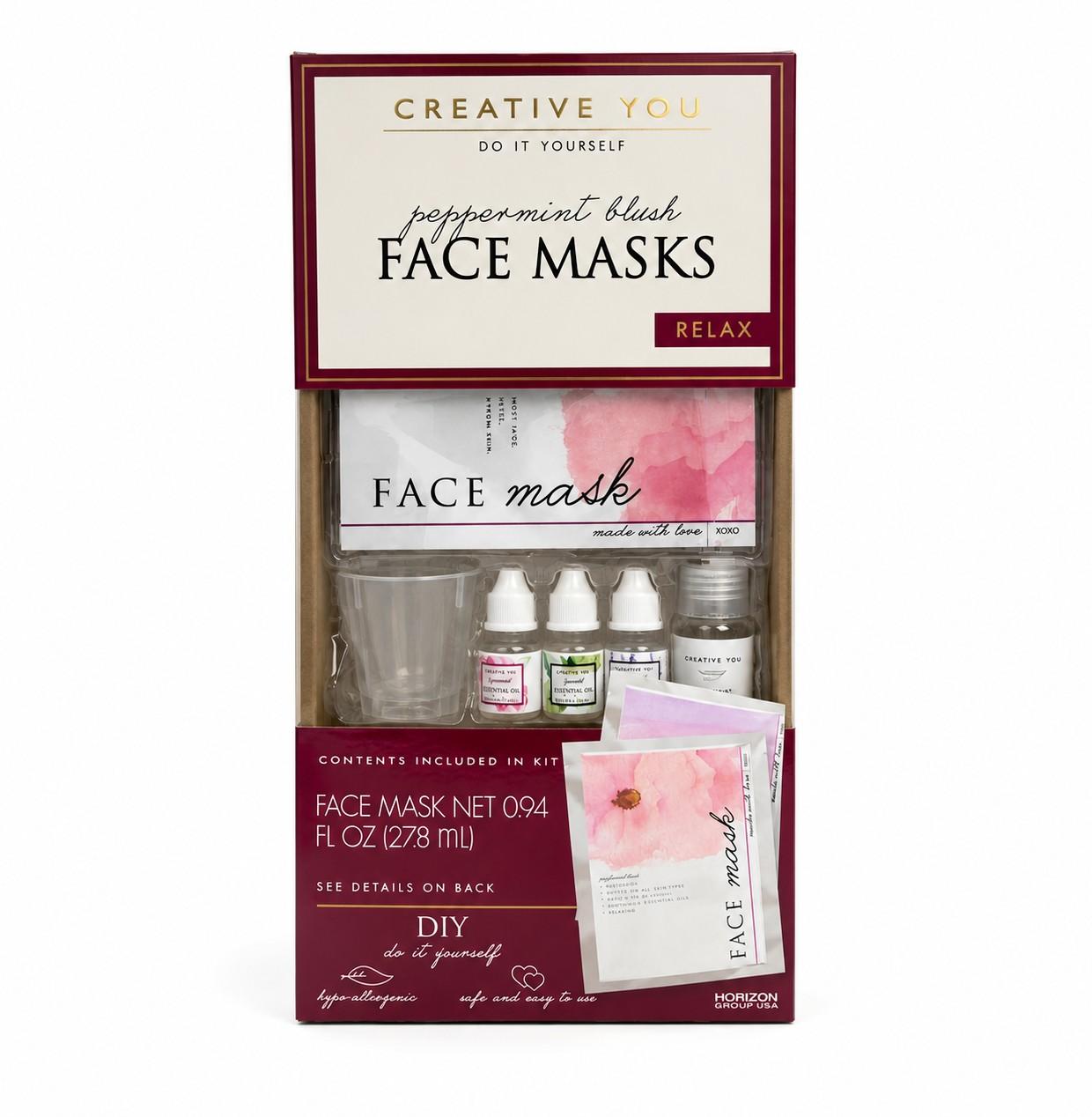 Creative You Peppermint Blush Face Mask Kit - DIY Facial Mask Set - Item #8992 image