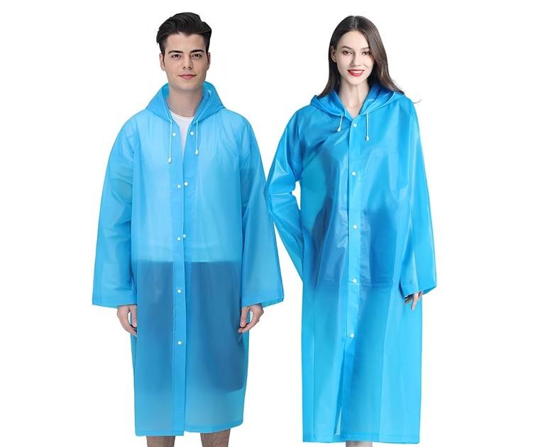 Blue Packable Raincoat - Item #9155 image