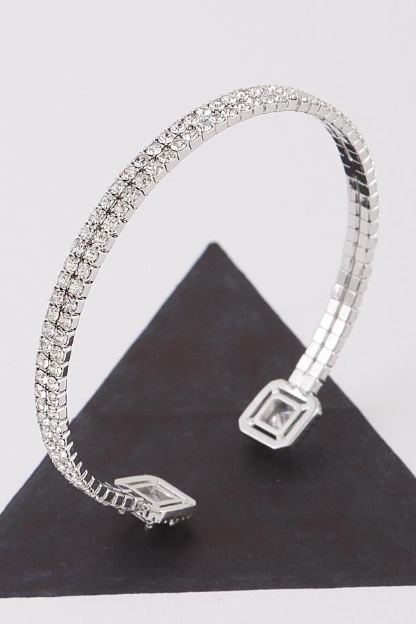 Jeweled Open Cuff Bracelet image