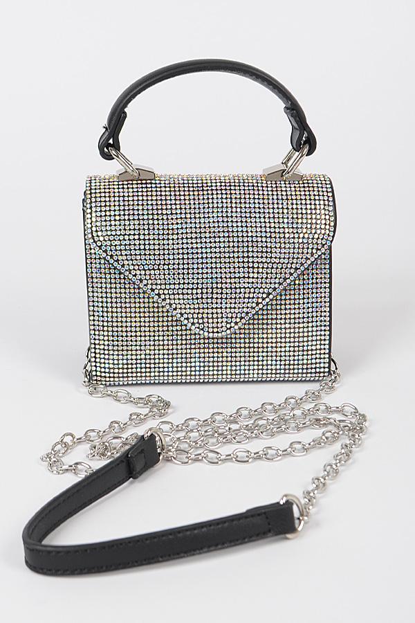 Rhinestone Mini Bag. image