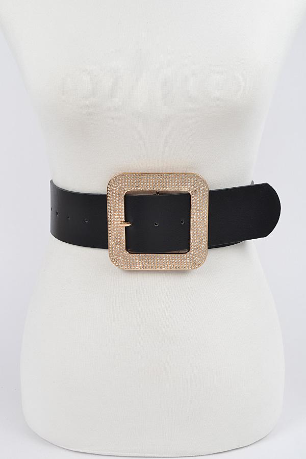 Rhinestone Buckle Waist Belt (PB8276)