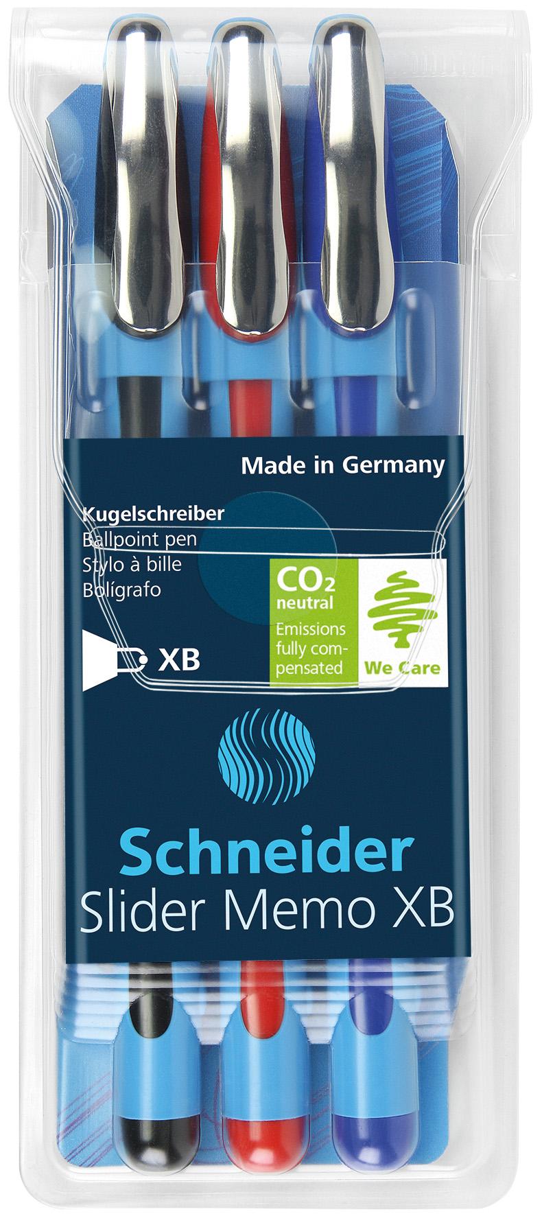 Schneider Memo Ballpoint Pen XB (Extra Bold, Mix Colors) (KW0015-Schneider-150293) image