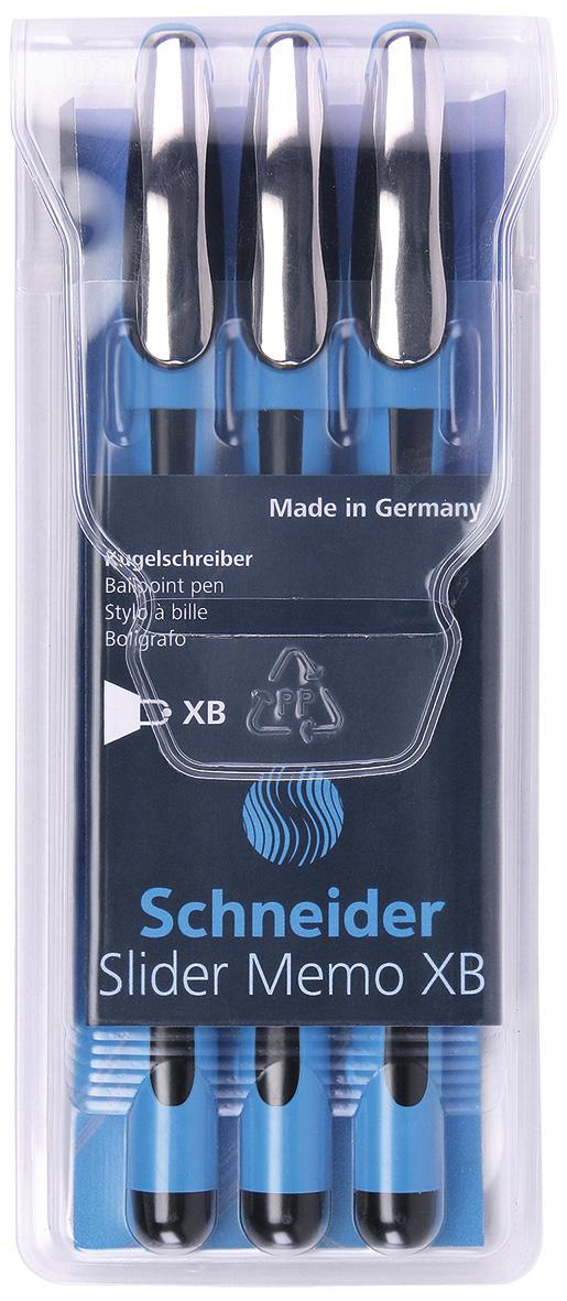 Schneider Memo Ballpoint Pen XB (Extra Bold, Black) (KW0015-Schneider-150294) image