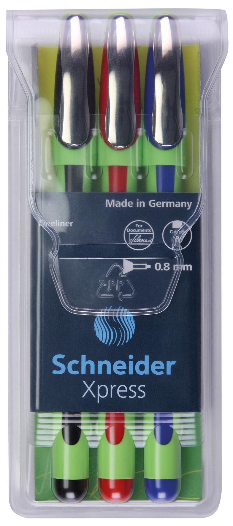 Schneider Xpress Fineliner Pen (.8mm, Mix Colors) (KW0015-Schneider-190093) image