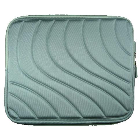 Wave Design iPad Tablet Sleeve Pouch Bag with Zipper 10 Inch (Gray) image