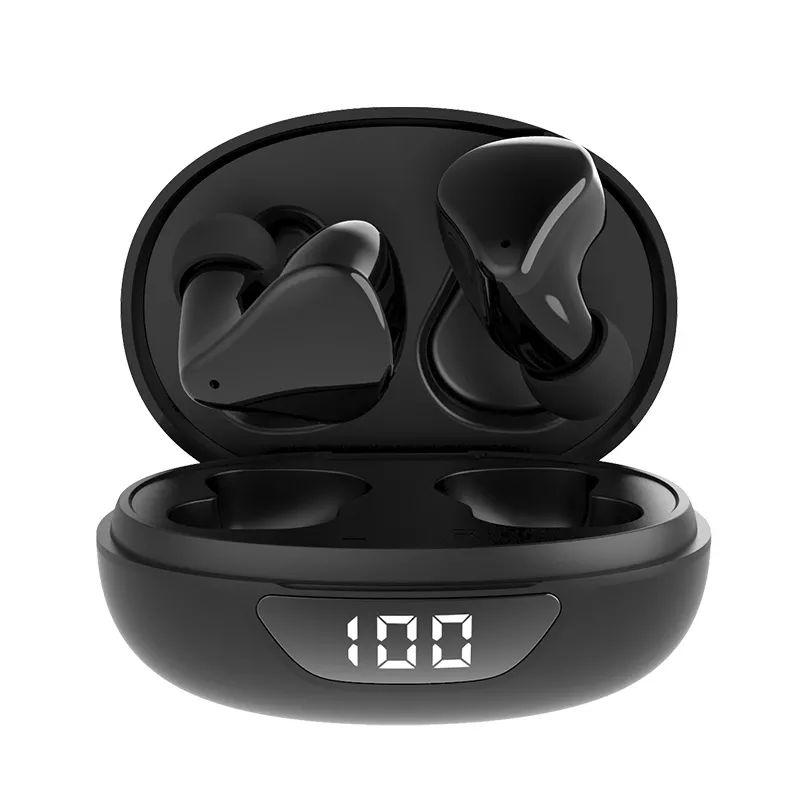 TWS Stereo 9D Sound True Wireless Earbuds Touch Control Bluetooth Wireless Headset P68 (Black) image