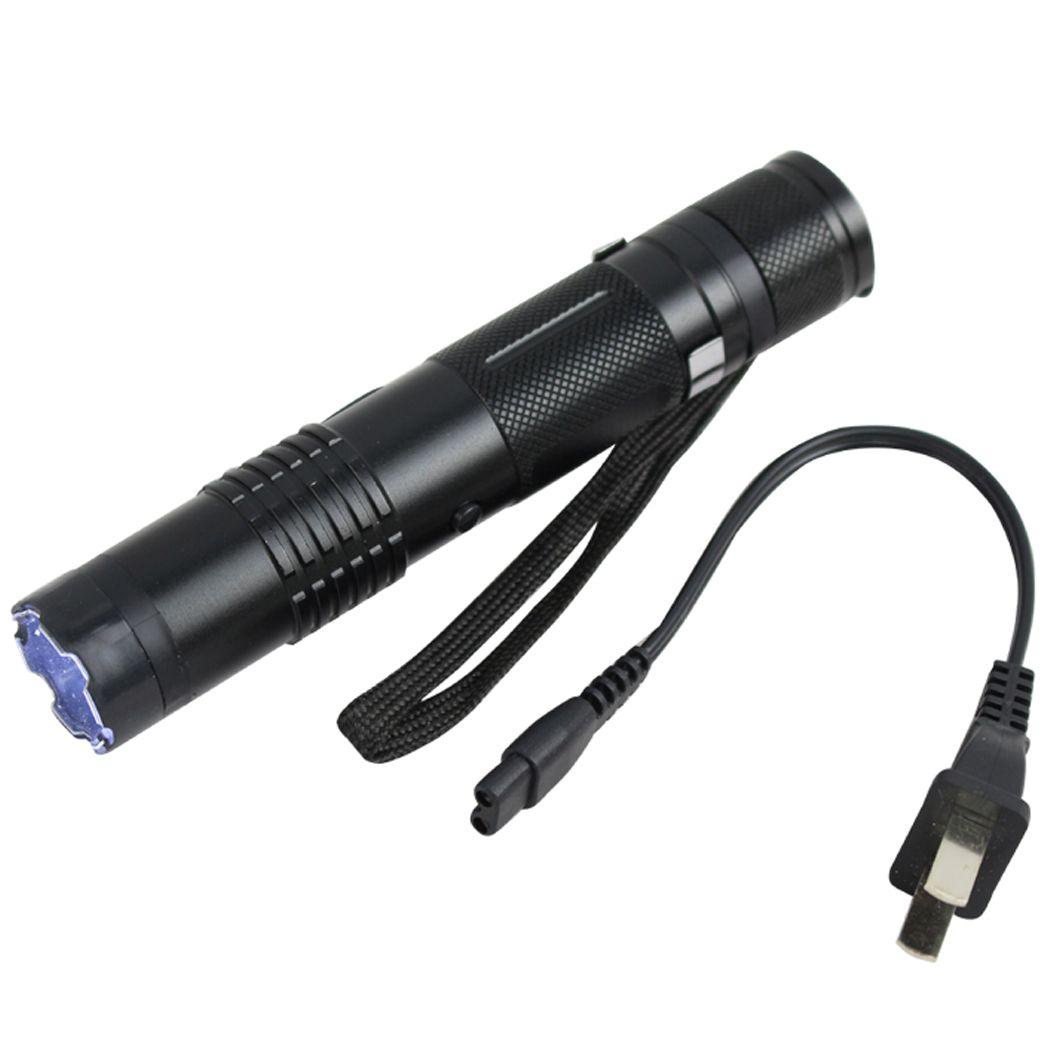 6" Defender Black Stun Gun Flashlight image