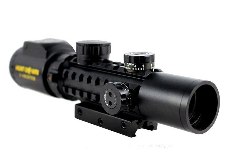 Hunt-Down Black Matte 2-6x28TEB R/G Compact Hunting Rifle Scope image