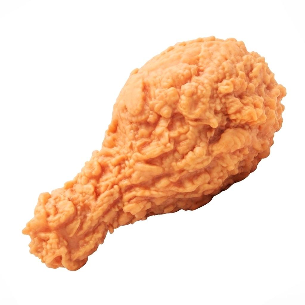 Jumbo Squishy Fried Chicken Stress Relief Toy – 6 pcs Wholesale Box image