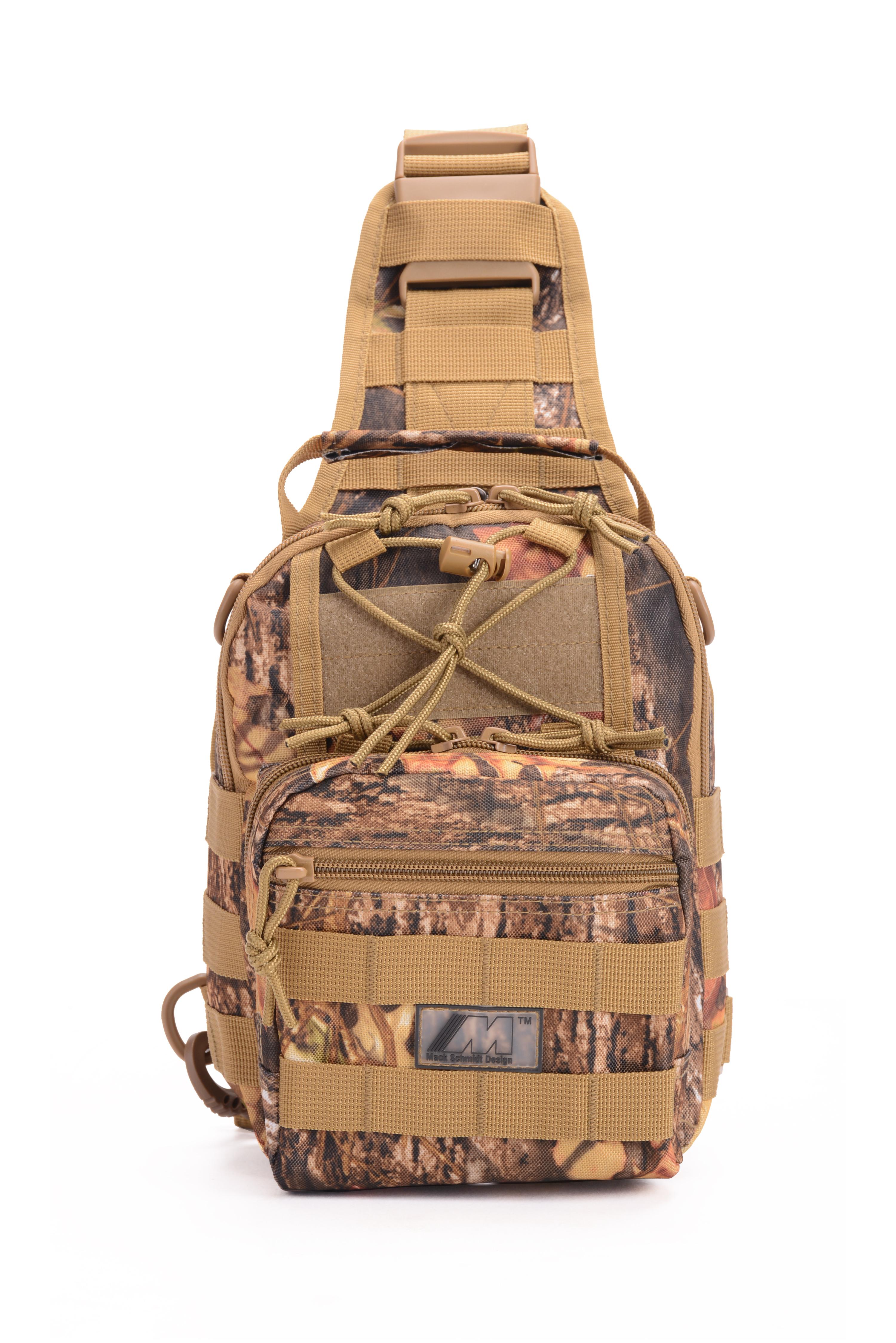 Outdoor Tactical Chest Sling Bag 10L – Waterproof 900D Oxford Utility Pack - Maple leaf image
