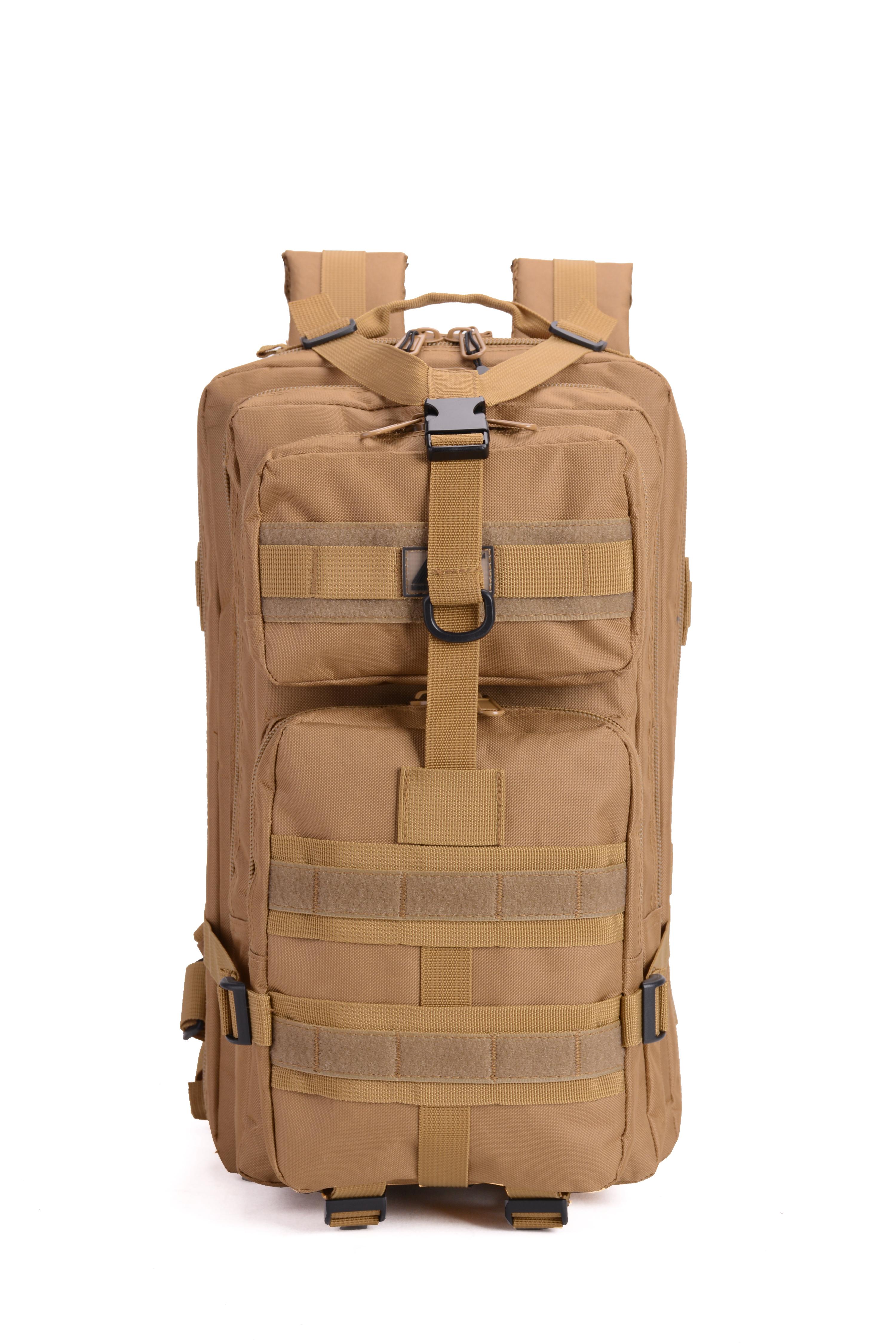Tactical Military Assault 35L Backpack Outdoor Hiking Camping Hunting Molle Bag - Khaki Color