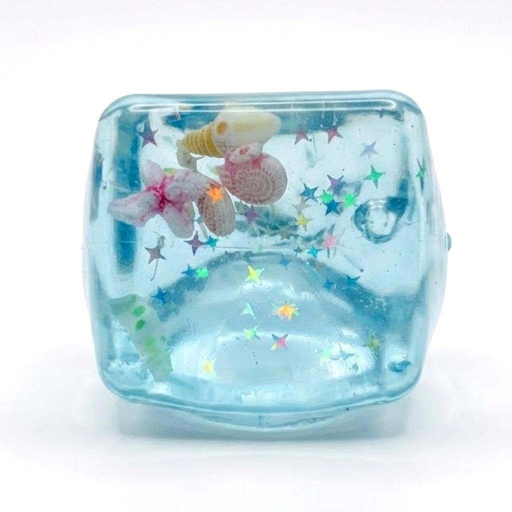 Ice Cube SeaShell Fillings Stress Relief Squishy – 12 Pcs Wholesale Box image