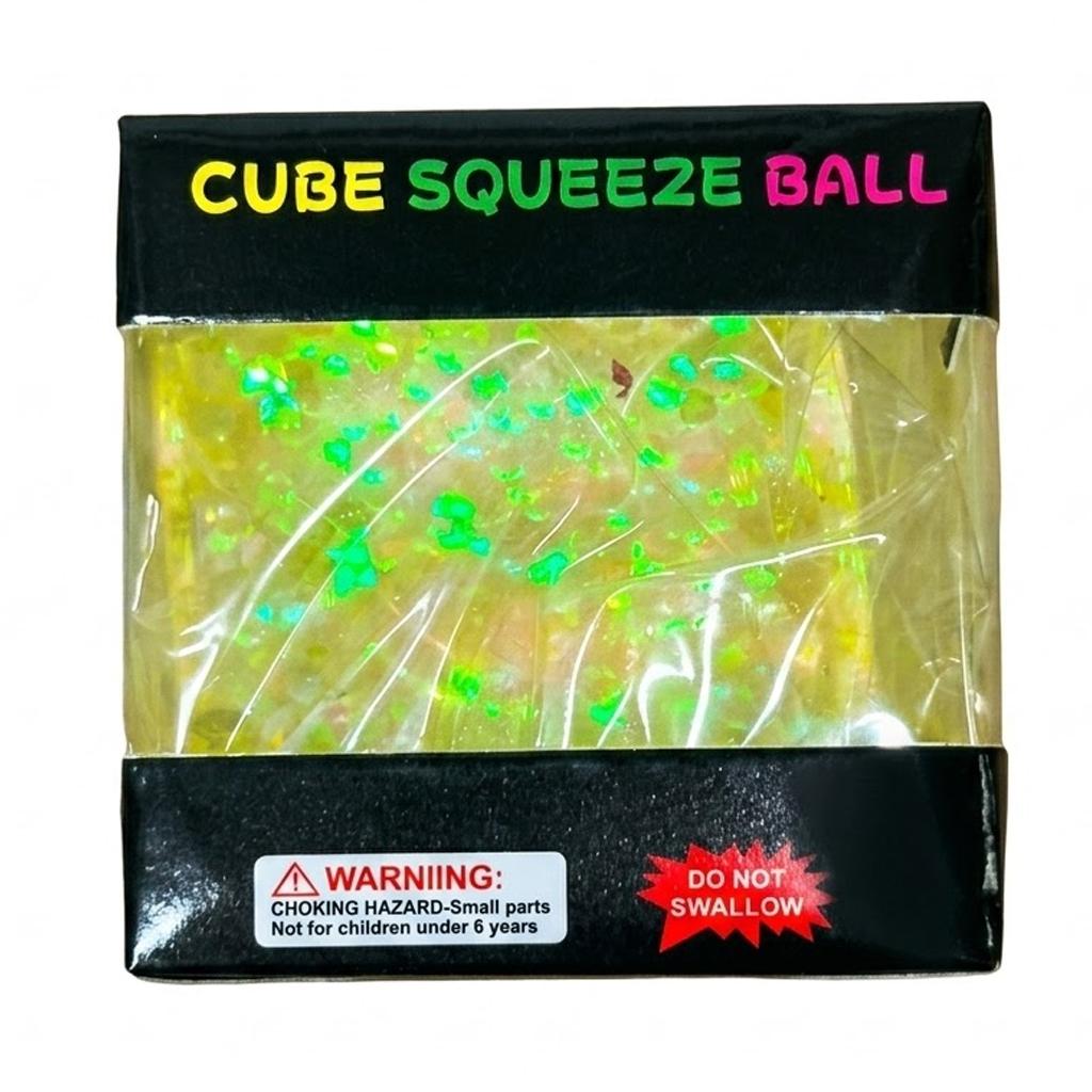 Star Cube Squeeze Ball Stress Relief Toy – Assorted – 12 Pcs Wholesale Box image