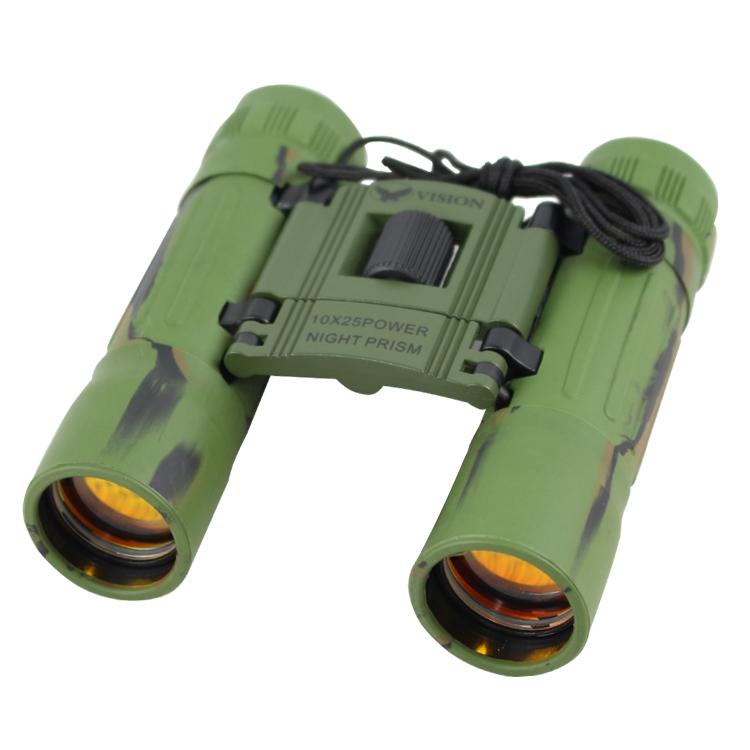 10x25 Ruby Lense Perrini Binoculars Camo Good Quality With Pouch