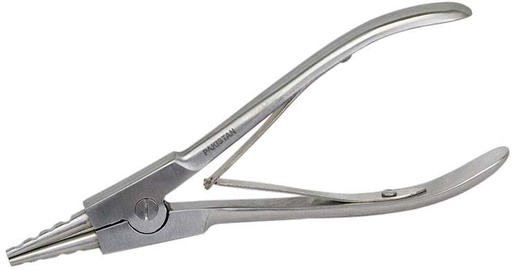 Bow Opening Pliers Reverse Action Jump Ring and Pendant Opening Tool image