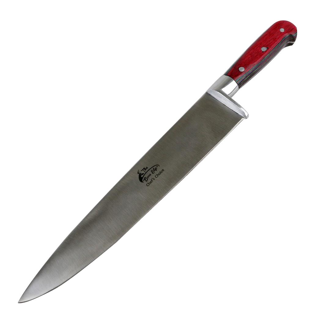 14.5 Inch Chef Choice Cooking Kitchen Knife Stainless Steel Wood Handle image