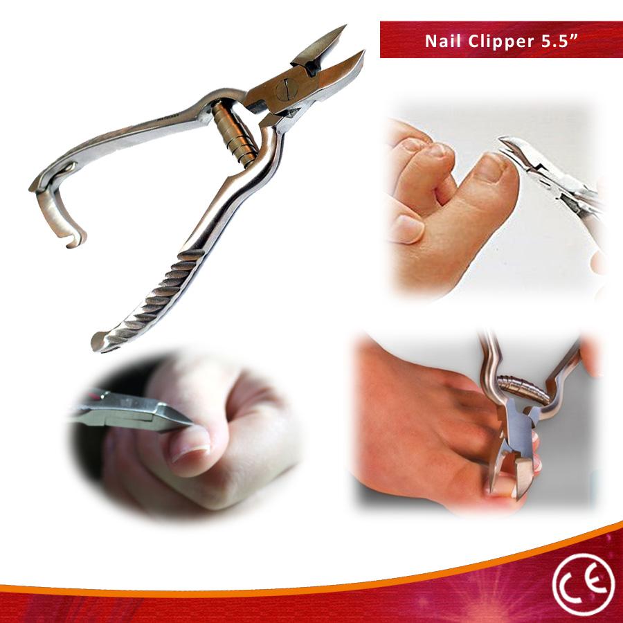 5.5 Inch Silver Nail Cutter with Spring image