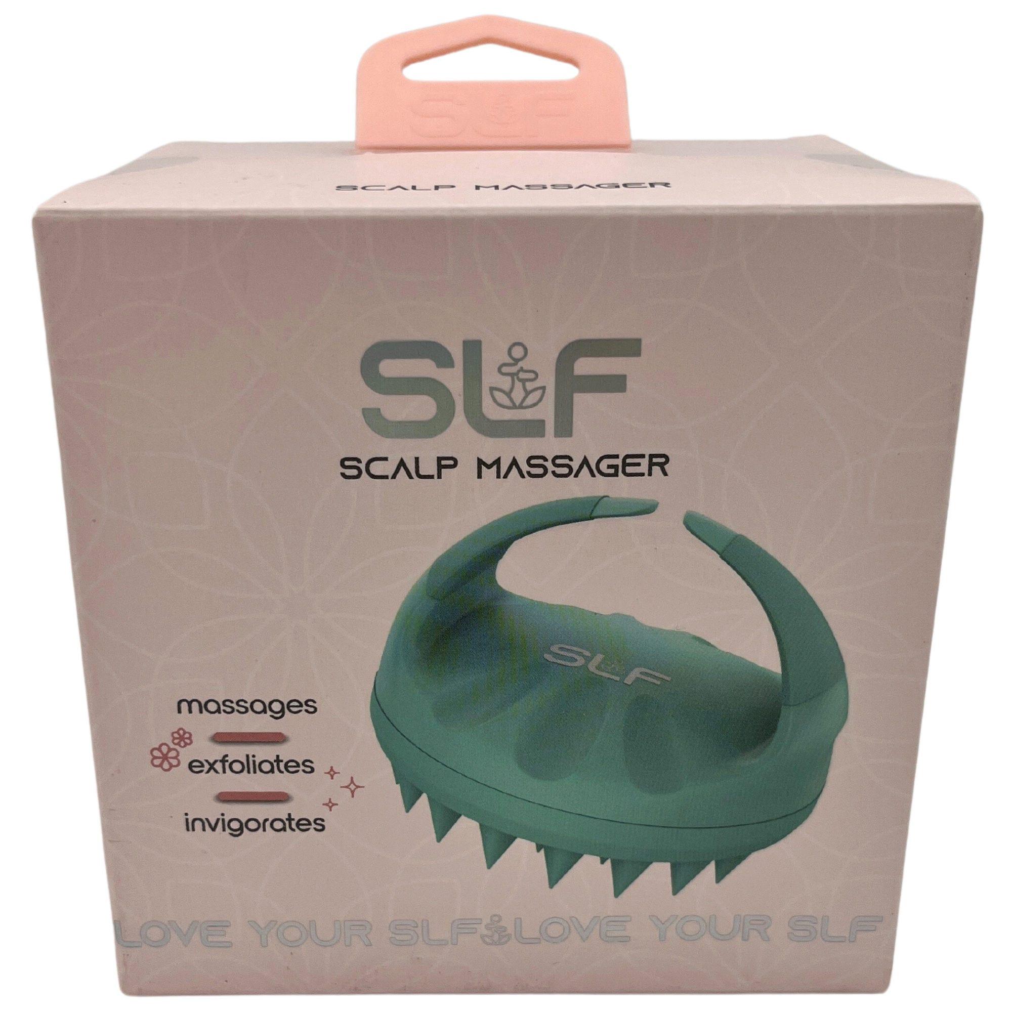 Tzumi SLF Scalp Massager & Exfoliator in Mint Green image