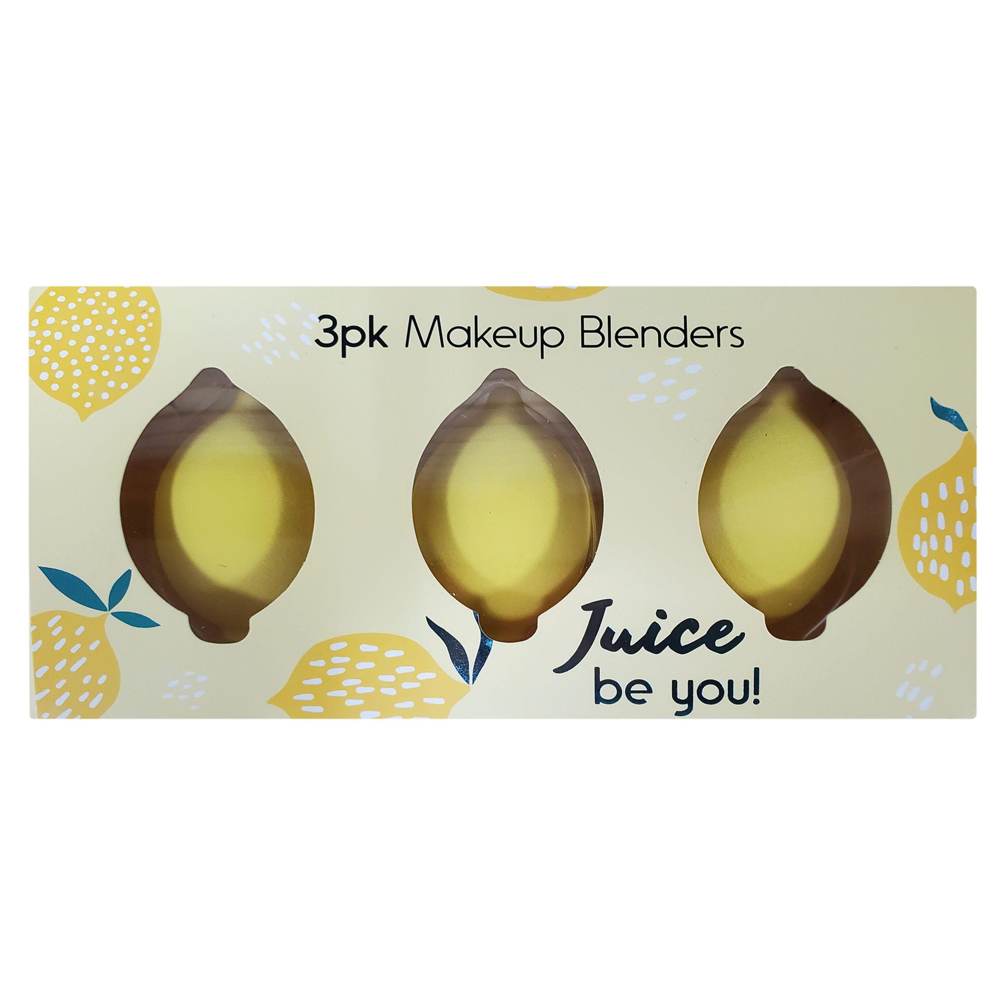 3 Pack Makeup Blending Sponges in Lemon Fruit Design image