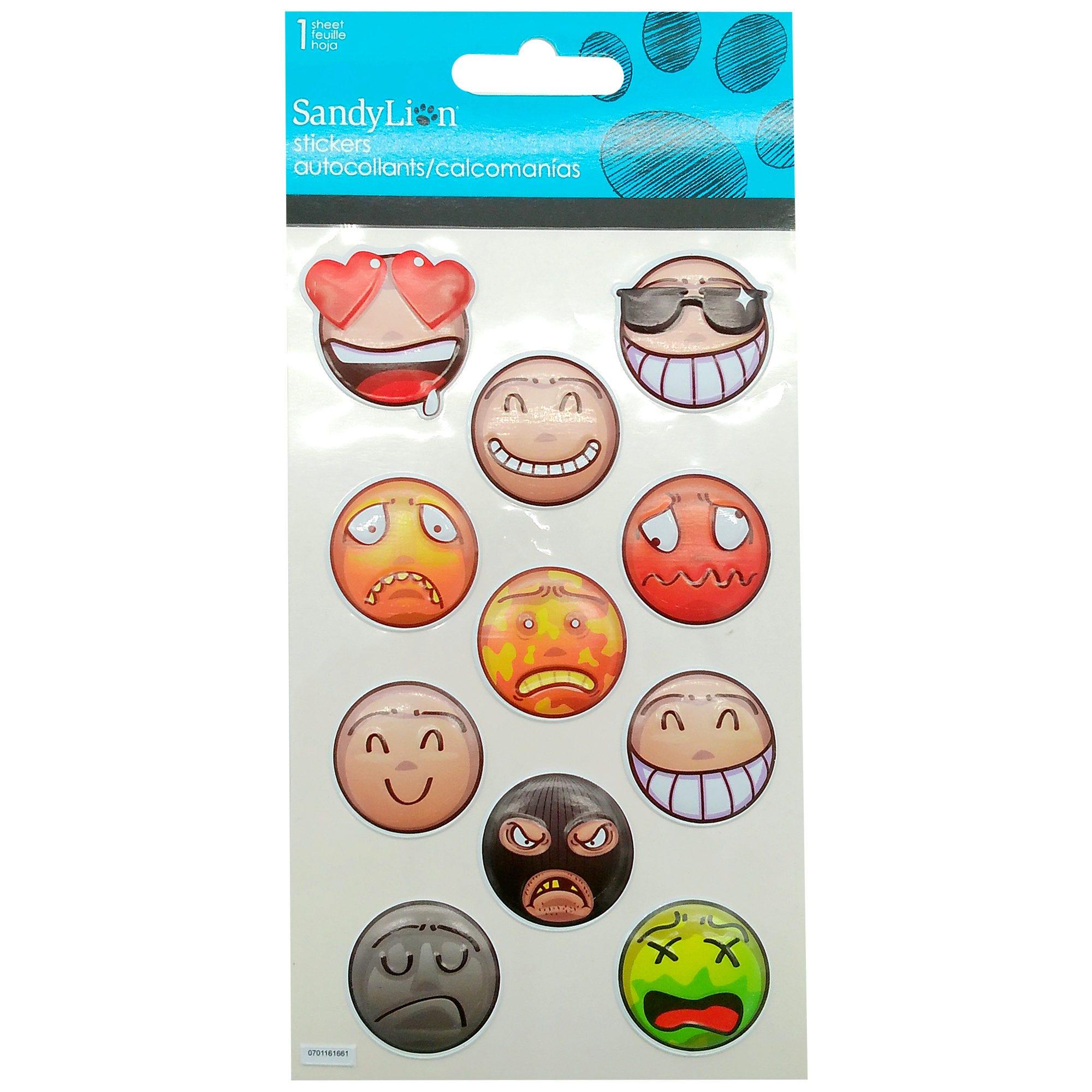 Funny Faces Foam Stickers image
