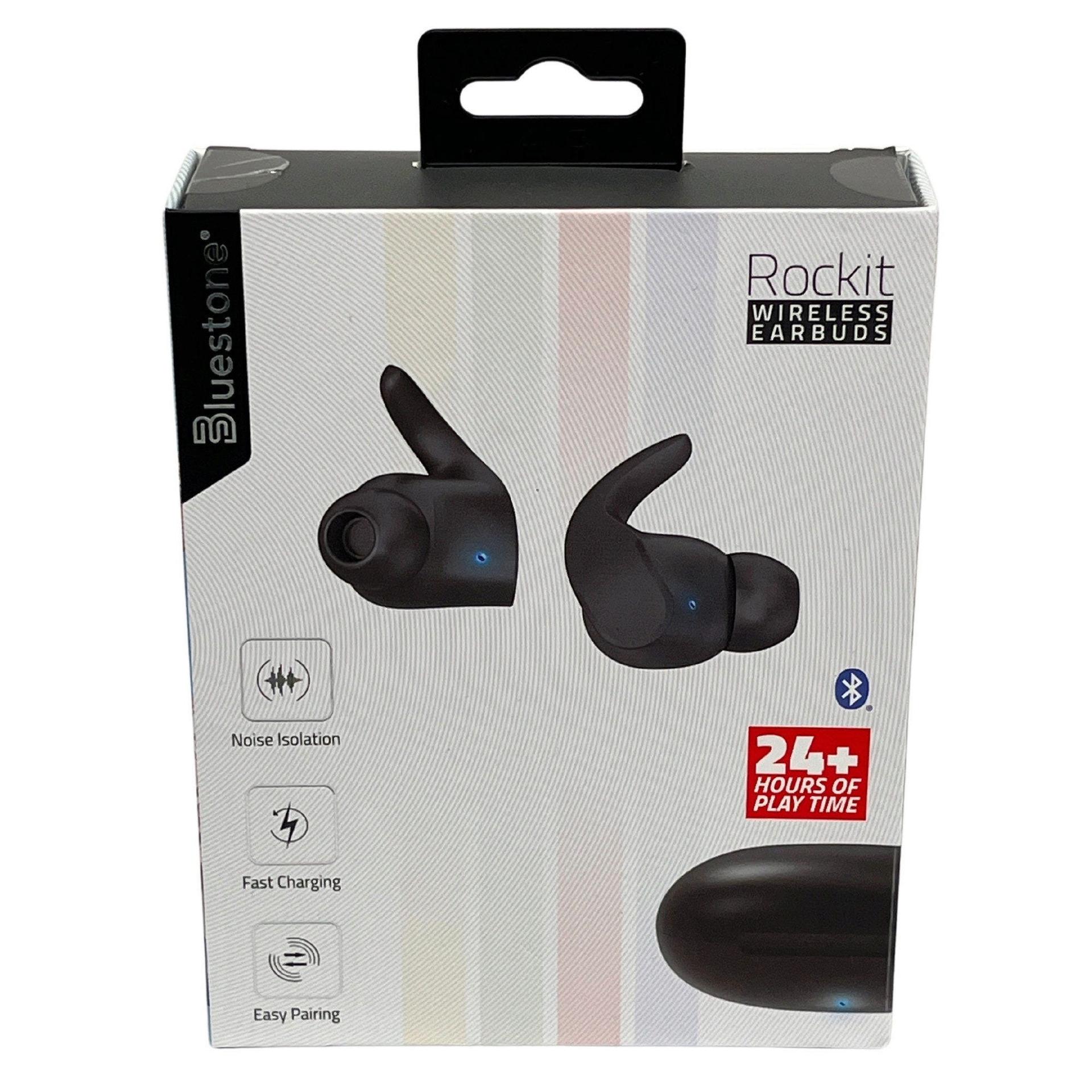 Rockit Black True Wireless Earbuds with Charging Case image
