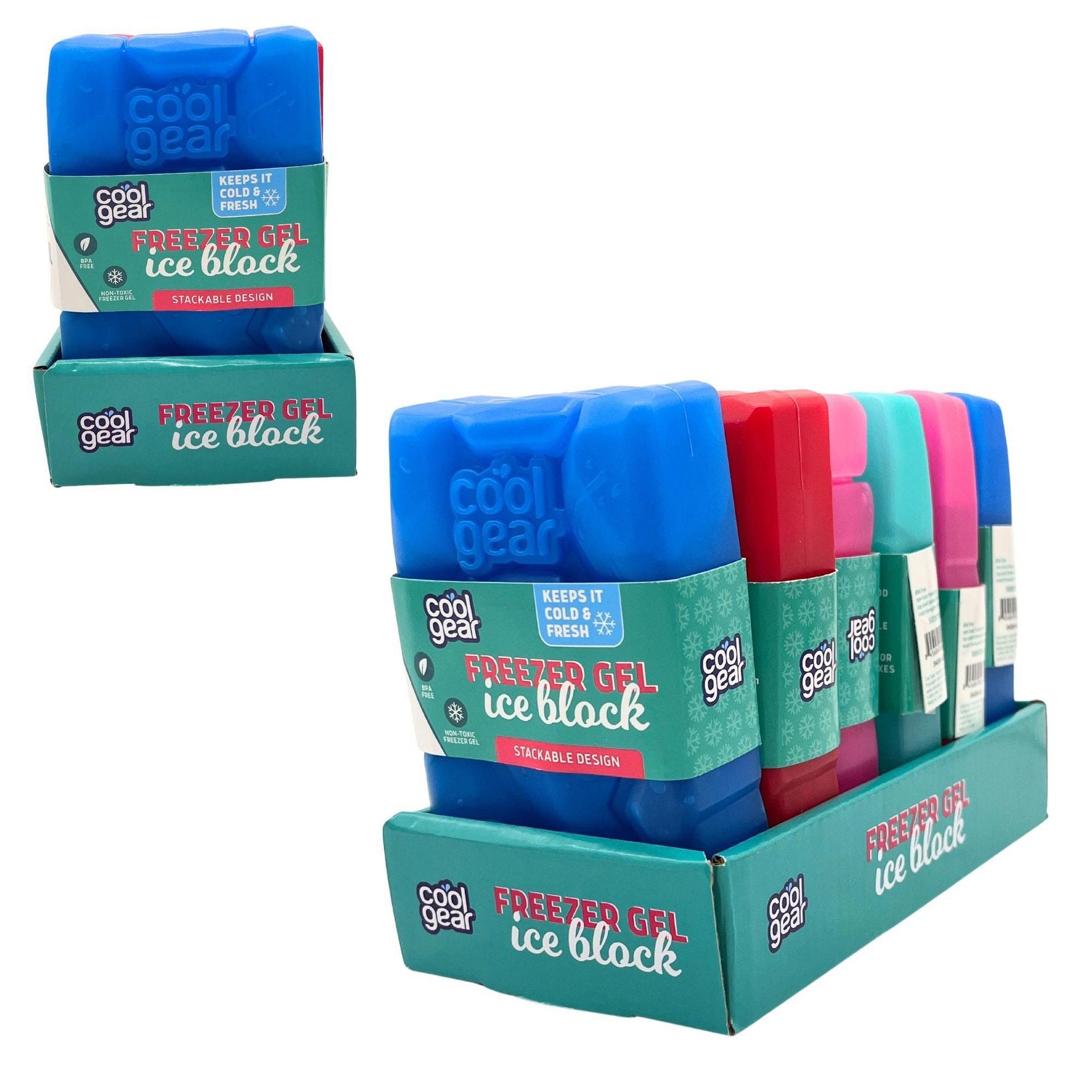 Cool Gear 3" x 1" x 5" Freezer Gel Ice Block in Display in Assorted Colors image