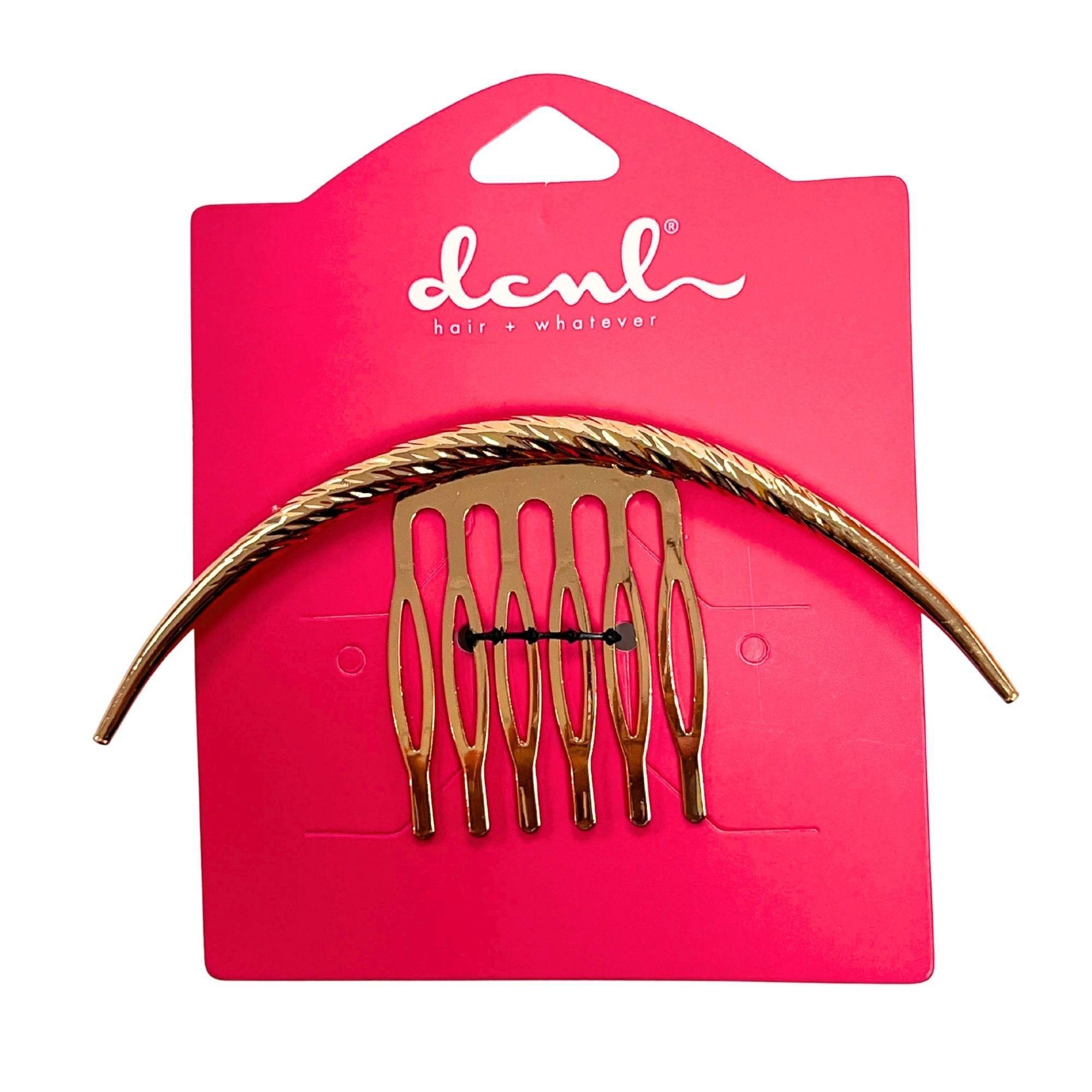 DCNL Gold Curved Metal Comb image