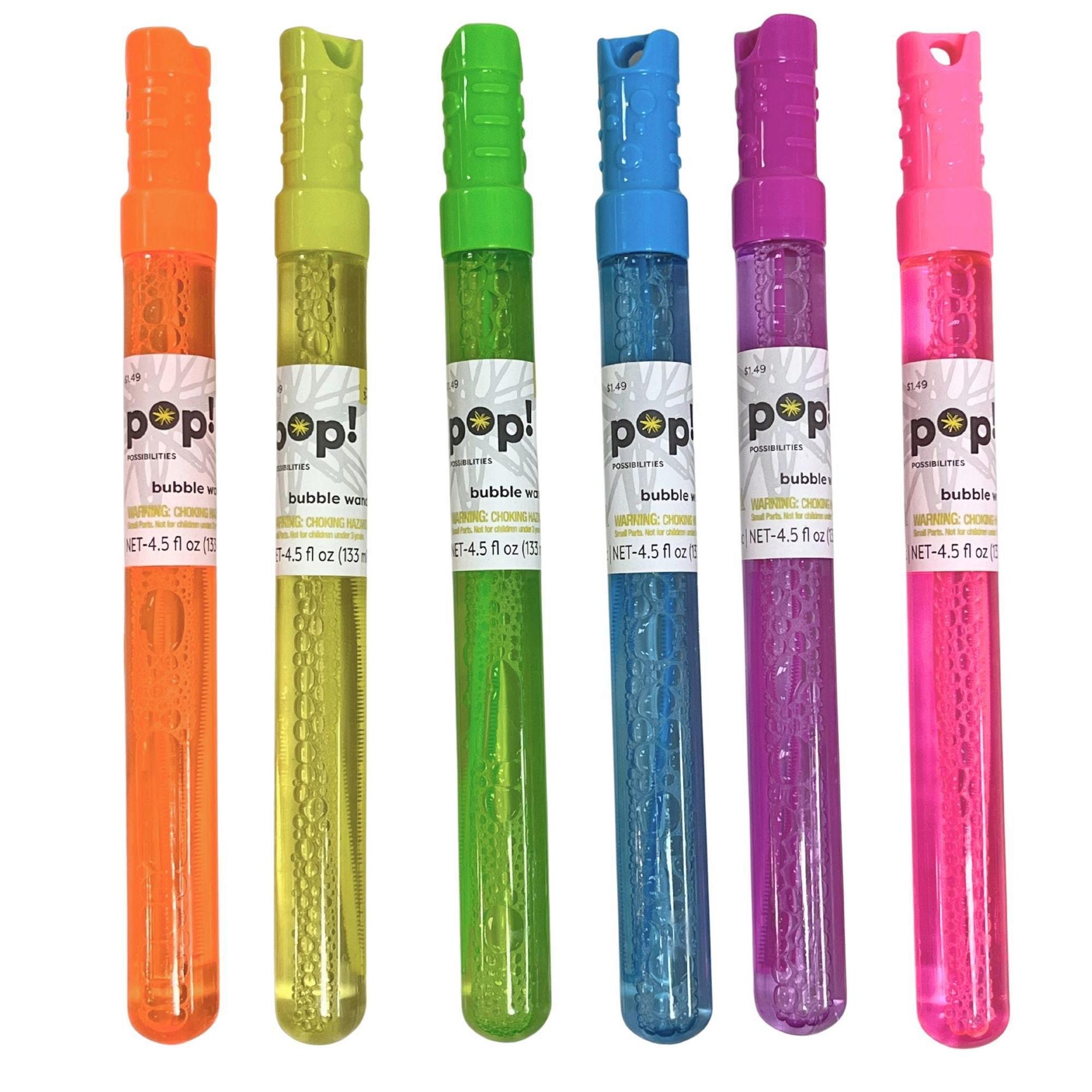 4.5 Oz Bubble Wand in Assorted Colors image