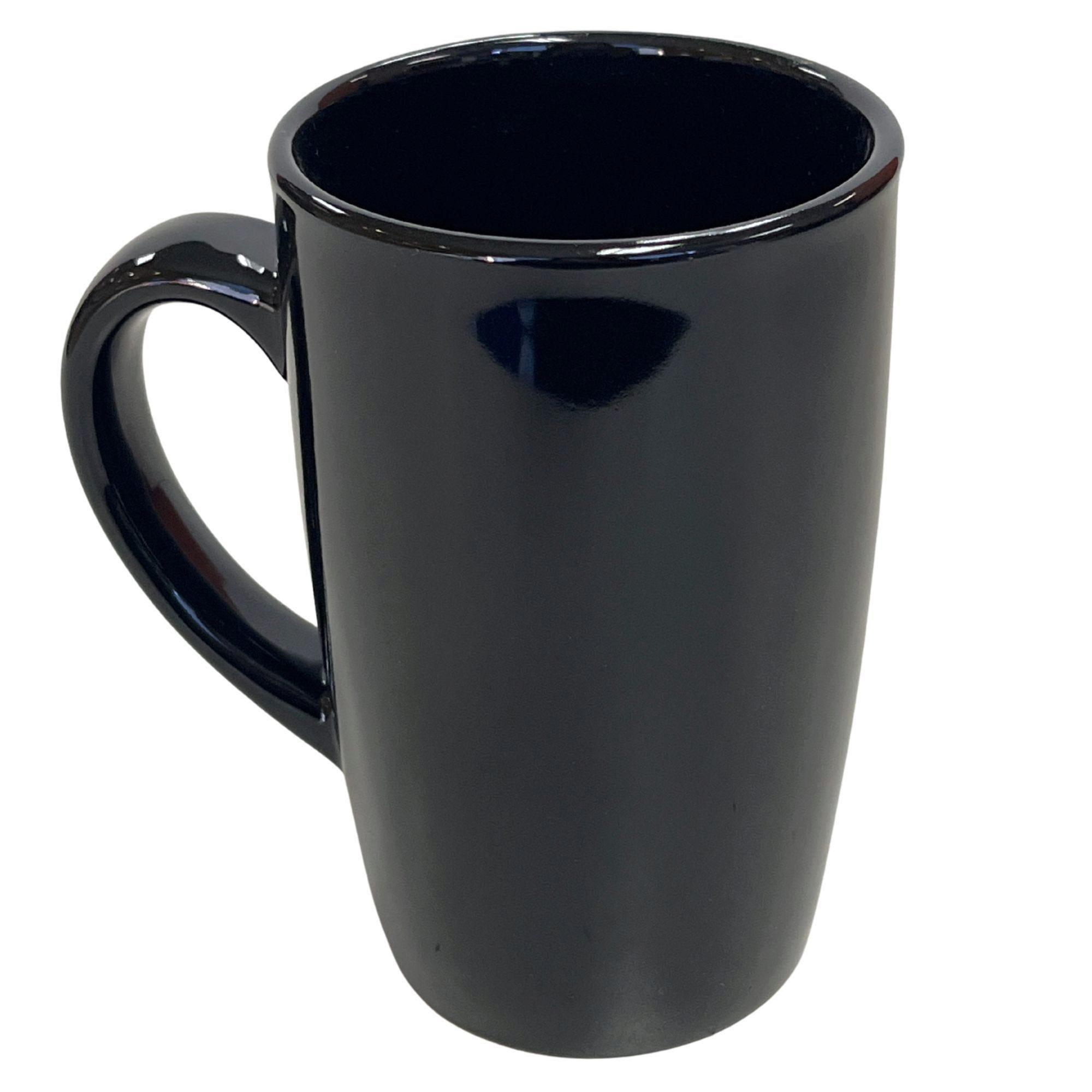 14oz Black Elegant Ceramic Mug image