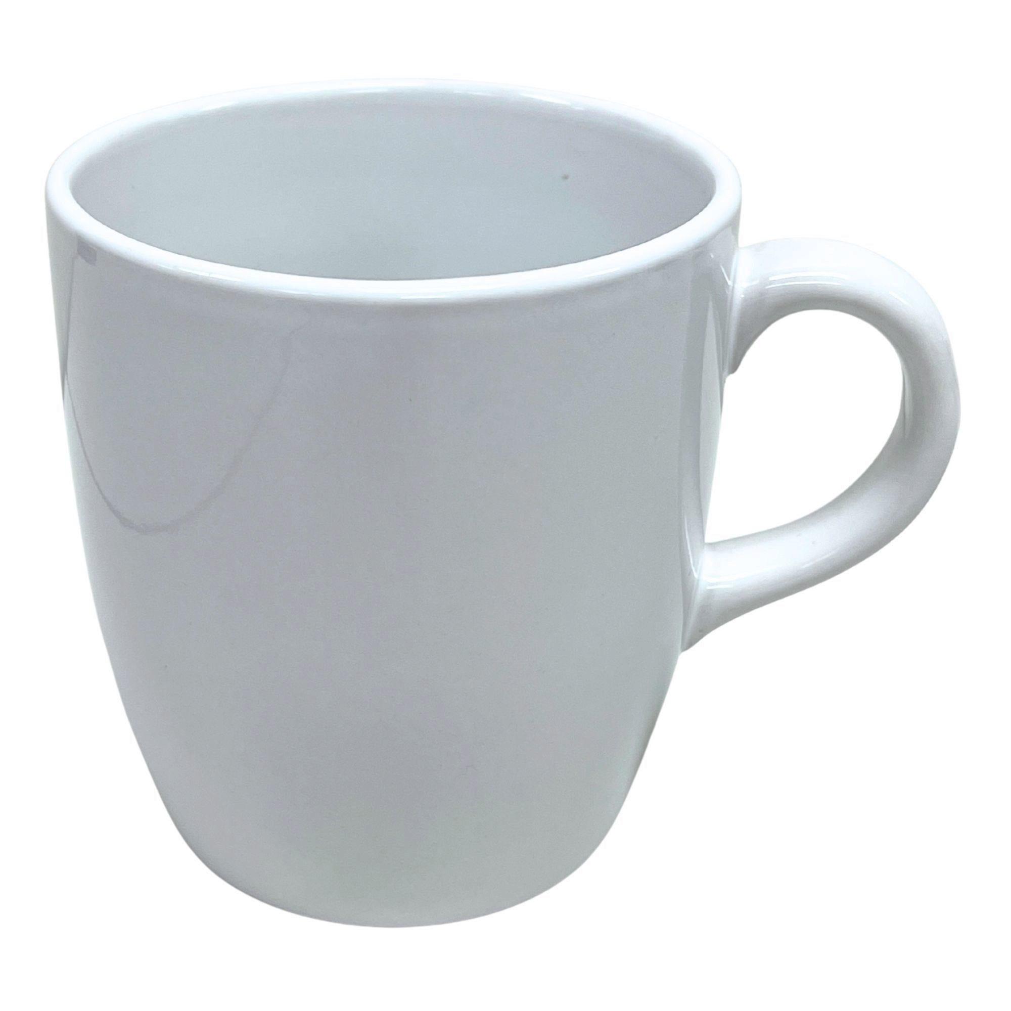 12oz White Ceramic Mug image