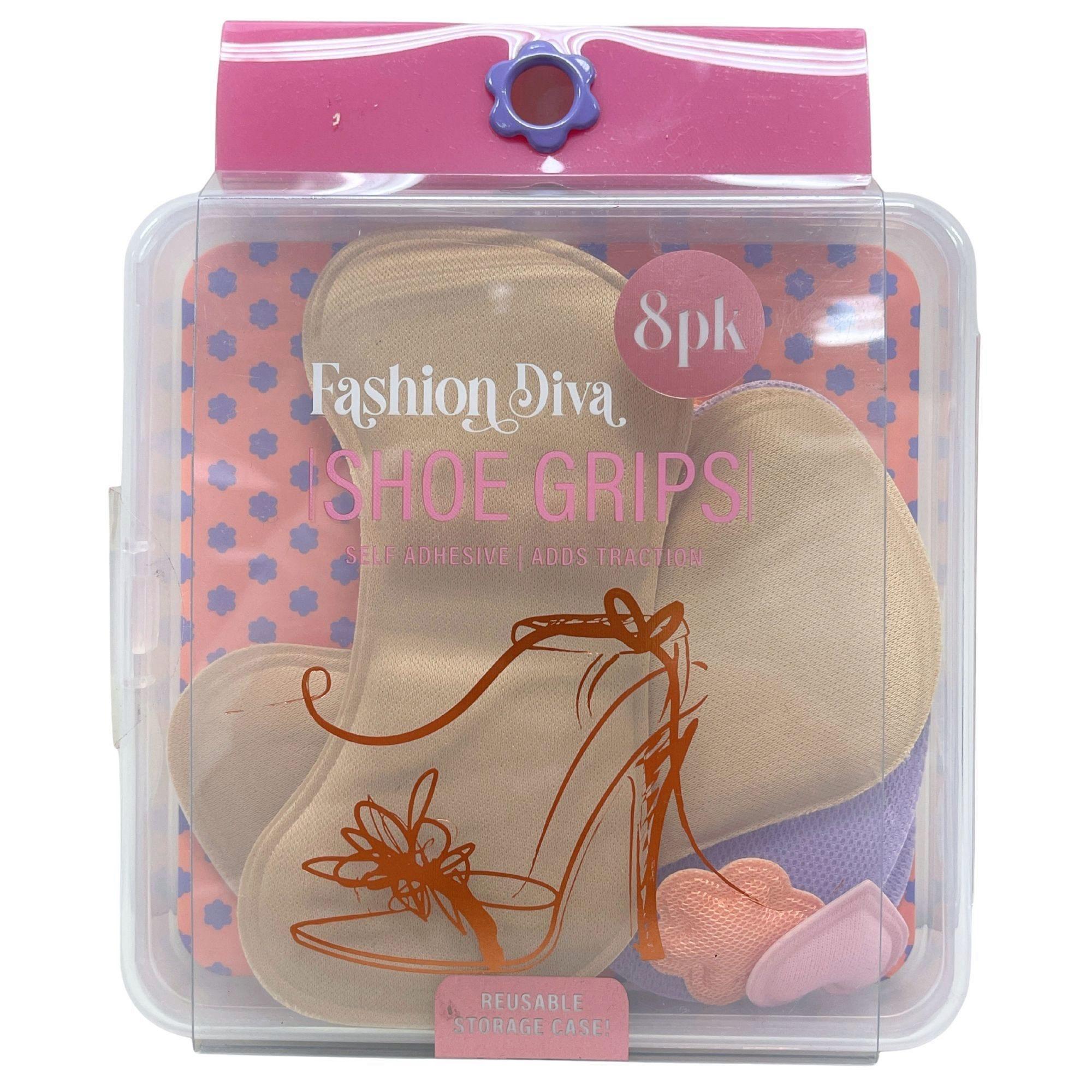 Fashion Diva 8 Pack Cute Adhesive Shoe Cushions and Pads in Storage Case image