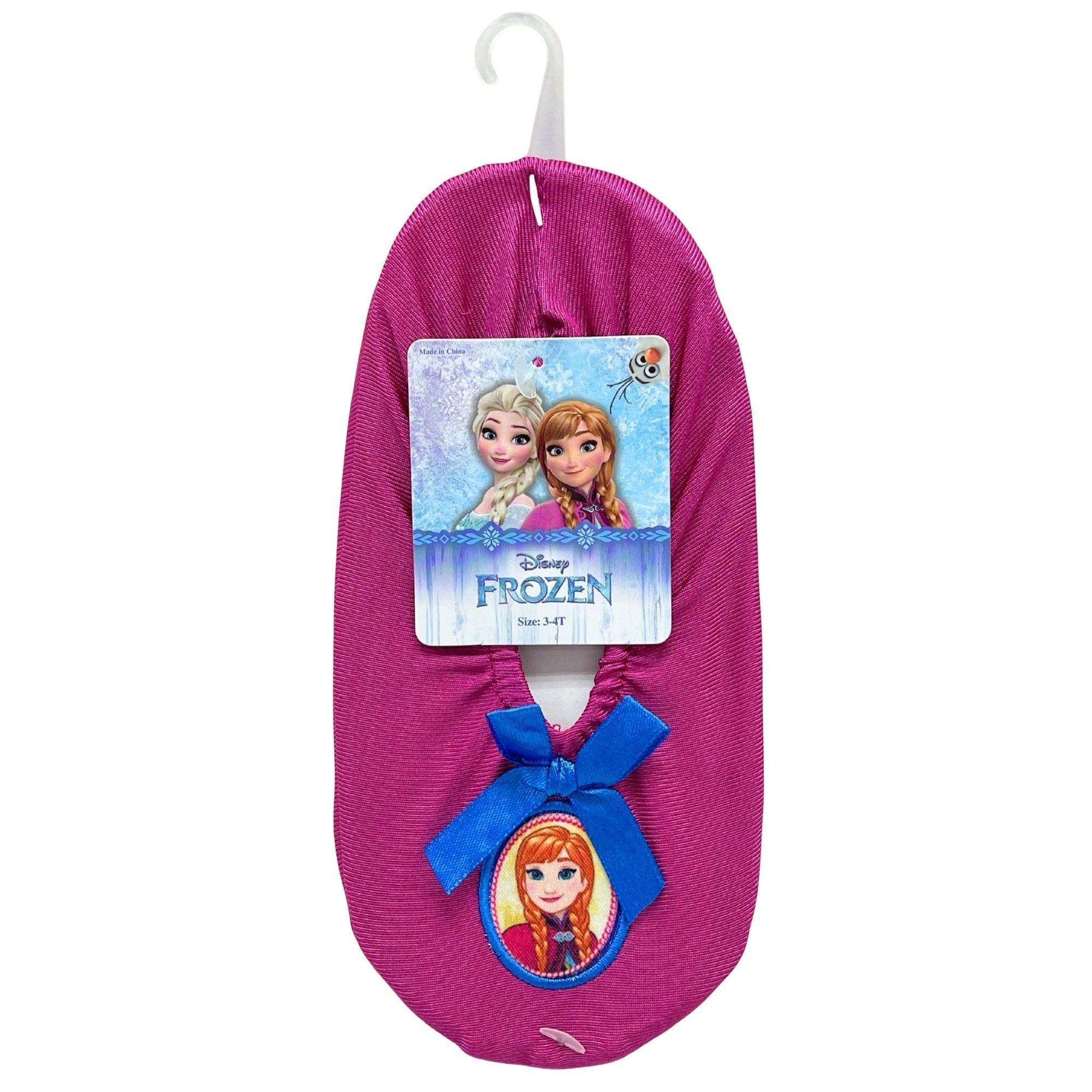 Disney's Frozen Anna Slipper Socks With Grip Bottom Size 3T-4T image